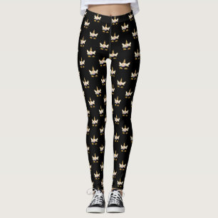 Leggings Bonito Girly, Negro, Unicornio