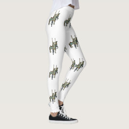 Leggings Bonito Merry Go Round Carousel Horses Femenino