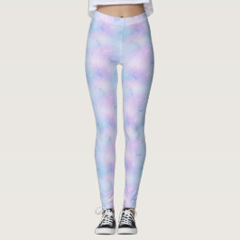 Leggings Bonito Pastel Mármol Lavanda cielo rosa azul