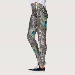 Leggings Bonito pavo real con cola abierta