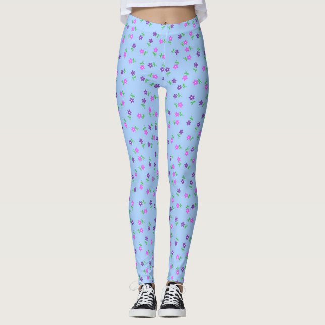 Leggings Bonito Piernas azules (Anverso)