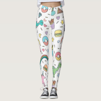 Leggings Bonito Por Favor Con Rocios En La Parte Superior