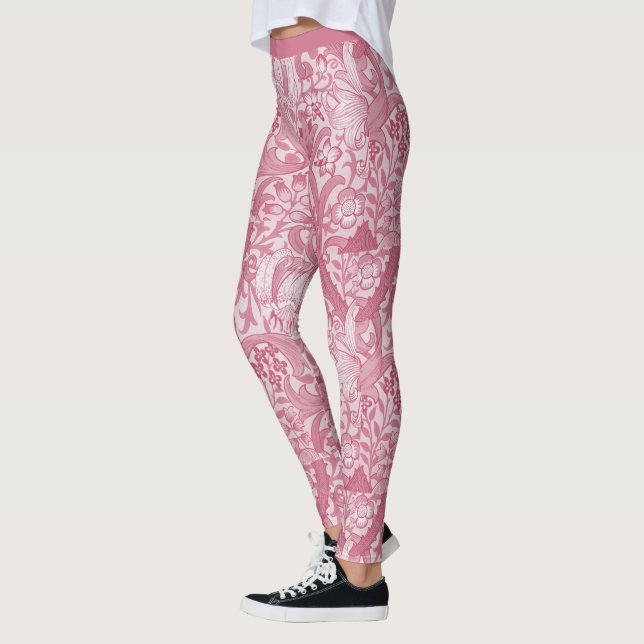 Leggings Bonito Resumen Resumen Patrón de diseño floral Yog (Izquierda)