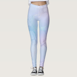 Leggings Bonito Shimmery Pastel Lavender Azul Rosa