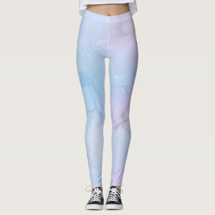 Leggings Bonito Shimmery Pastel Lavender Azul Rosa
