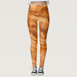 Leggings Bonito trozo de madera