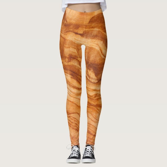Leggings Bonito trozo de madera (Anverso)