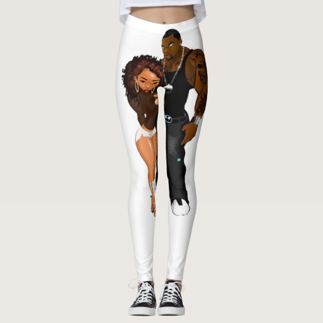 Leggings Bonnie y Clyde delgados y m (Anverso)