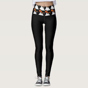 Leggings BOO de Halloween / Negro Festividad