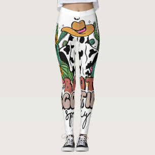Leggings Boot Scootin_ Spooky, Halloween Occidental, Countr