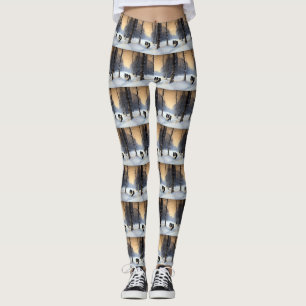 Leggings Border Collie Deja que nieve Navidad