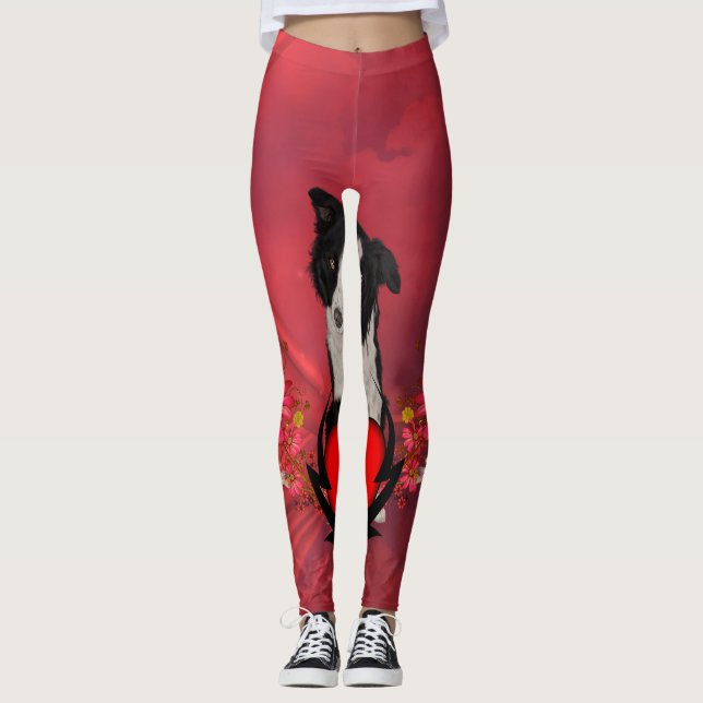 Leggings Border collie lindo (Anverso)