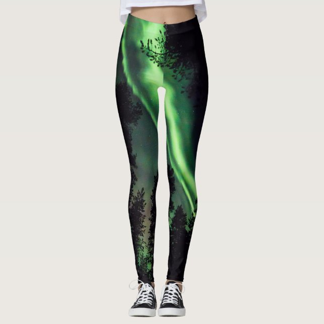 Leggings Borealis de la aurora en Laponia finlandesa (Anverso)