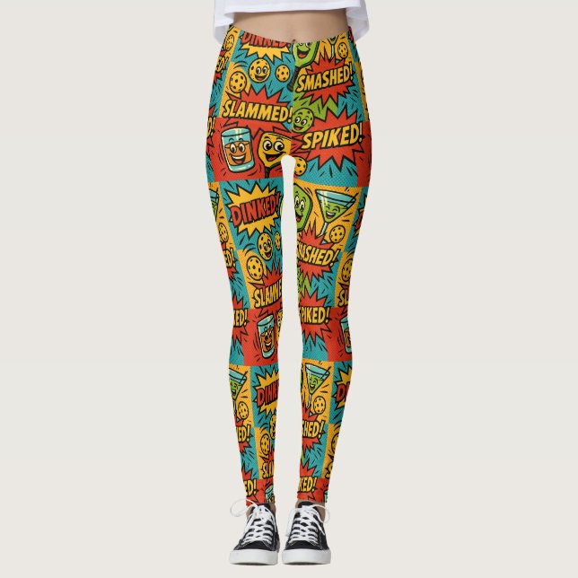 Leggings ¡BORRACHA! Leggencias Con Vibes De Cómic (Anverso)