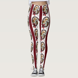 Leggings Borzoi Merry Christmas