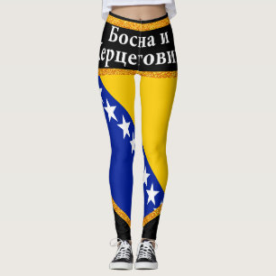 Leggings Bosnia y Herzegovina señala por medio de una