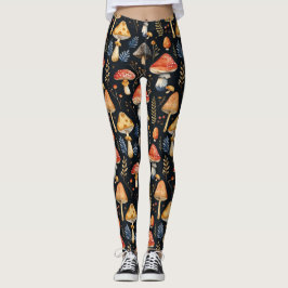 Leggings Bosque de champiñones y Fern