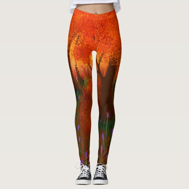 Leggings Bosque de Nostalgia Otoñal (Anverso)