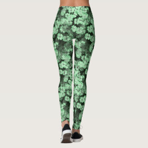 Leggings Bosque del trébol del verde del día de St Patric