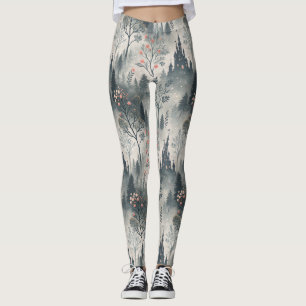Leggings Bosque nigeriano encantado con Castillo Oscuro - É