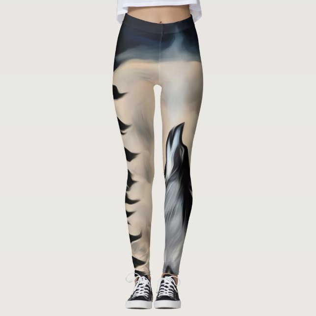 Leggings Bosque nocturno (Anverso)