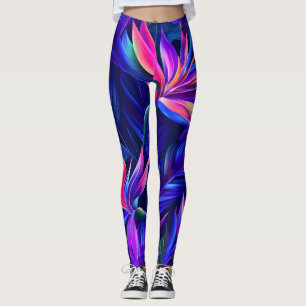 Leggings Bosque tropical nocturno