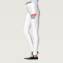 Leggings Boss Lady Mindset – Powerful Women Quote Design