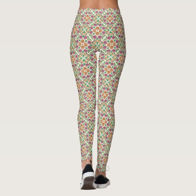 Leggings Botanical Pop - Forest (Reverso)