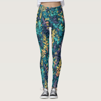 Leggings Botánico: Primavera Guay