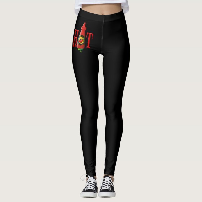 Leggings Botella de salsa picante (Anverso)