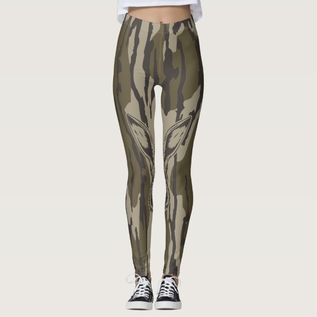Leggings Bottomland Camo Hundiendo Camo Rabbit (Anverso)