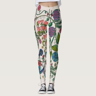 Leggings Bouquet en las piernas de Laurie