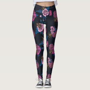 Leggings Bouquets y tarántula 2
