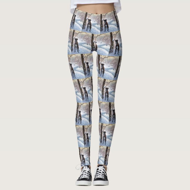 Leggings Boxer Deja que nieve Navidad (Anverso)