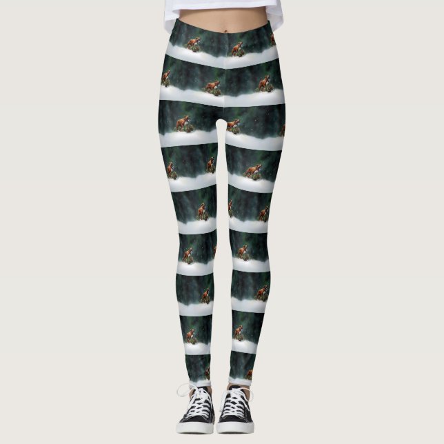 Leggings Boxer Navidad nieve invierno (Anverso)