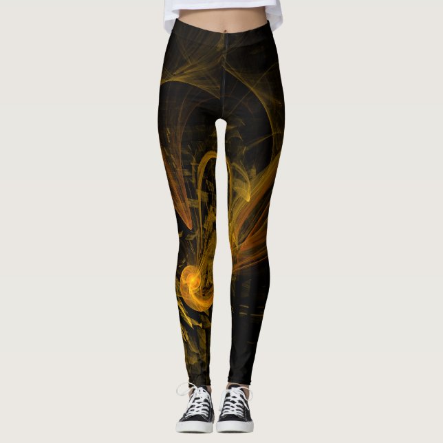 Leggings Breaking Point Resumen de arte (Anverso)