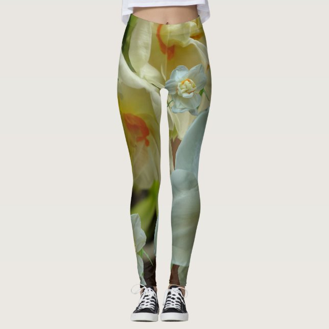 Leggings Bridal Crown Daffodils Design Leging (Anverso)