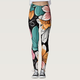 Leggings Bright Floral
