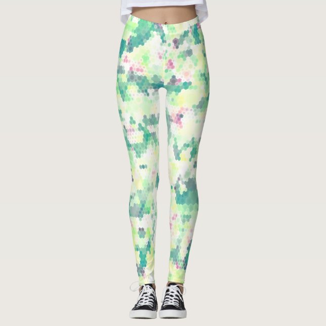 Leggings Bright Hexagon (Anverso)
