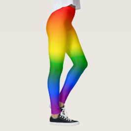 Leggings Bright Rainbow Ombre