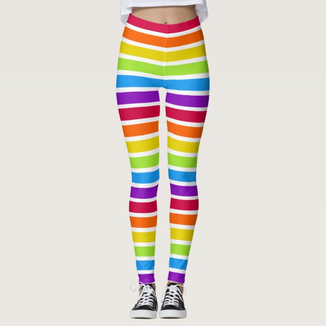 Leggings Brillante arcoiris colorido (Anverso)