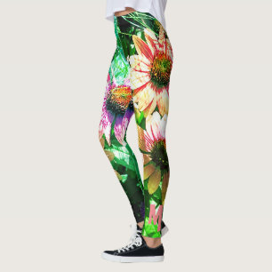 Leggings Brillante Colorido Puro Naturaleza Floral