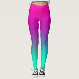 Leggings Brillante estrella del niño arcoiris brillante col