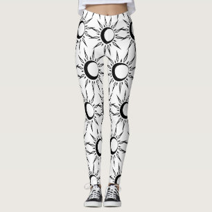 Leggings Brillante Sun Crescent Moon Thunder_Cove
