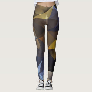 Leggings Brillante vintage triangular, textura diamantífera