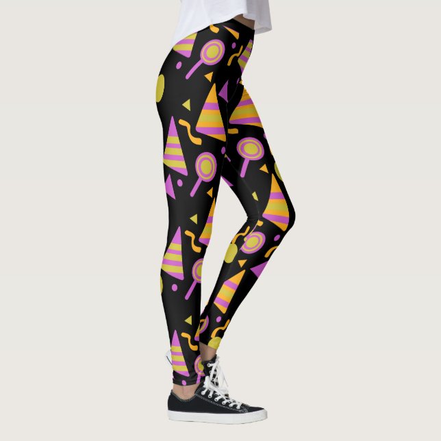 Leggings Brillantes de Confeti de Caramelos de Hal (Derecha)