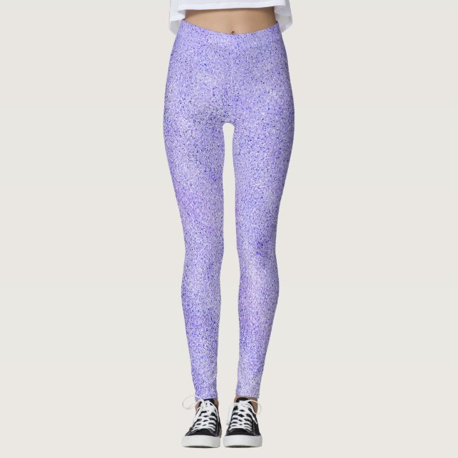 Leggings Brillantina violeta (Anverso)