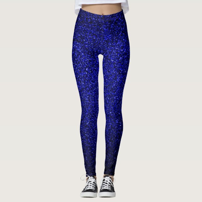 Leggings Brillo Azul Marino (Anverso)