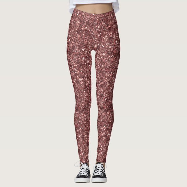 Leggings Brillo Borgoña (Anverso)