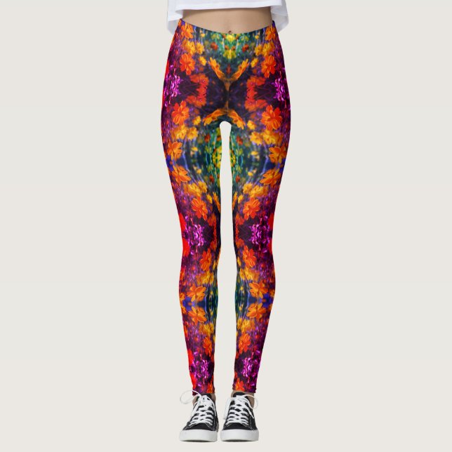 Leggings Brillo de las piernas de BOHO (Anverso)